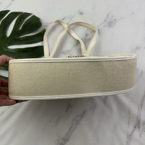 Enid Collins Of Texas Vintage 60s Embellished Purse Bag Lantern Bright Floral - Picture 6 of 12